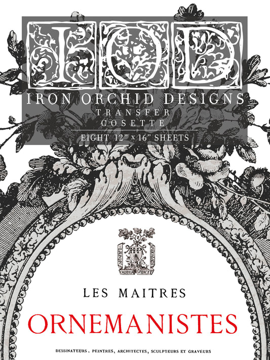 IOD Cosette Transfer - Iron Orchid Designs Transfer