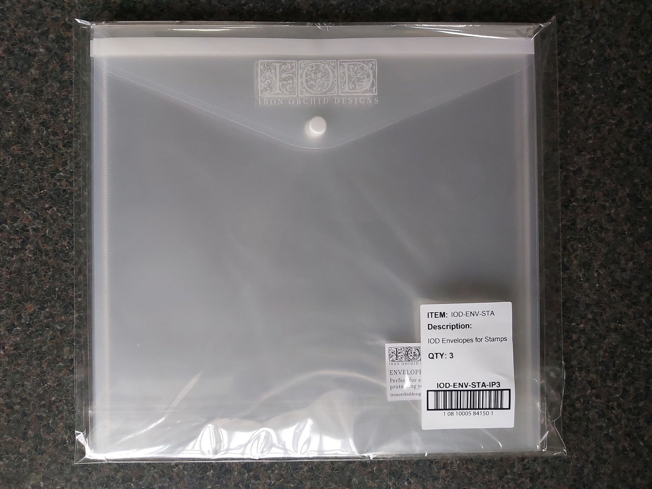 IOD Envelope for Stamps