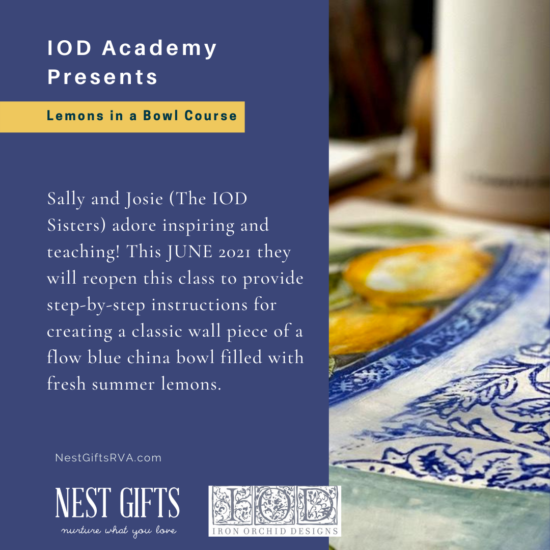 IOD Academy Lemons in a Bowl Course by Iron Orchid Designs