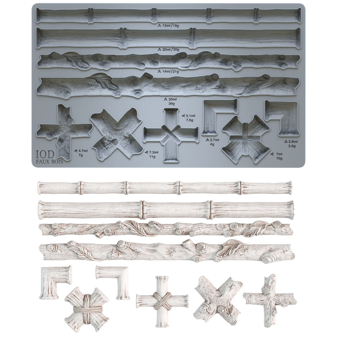 Faux Bois IOD Mould