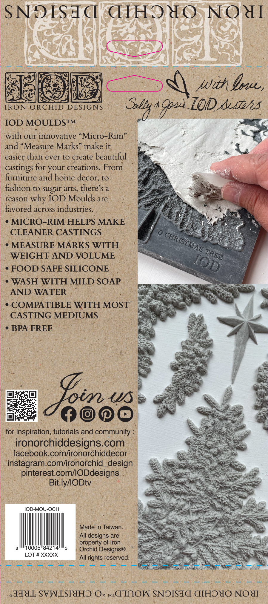 O Christmas Tree Moulds by Iron Orchid Designs