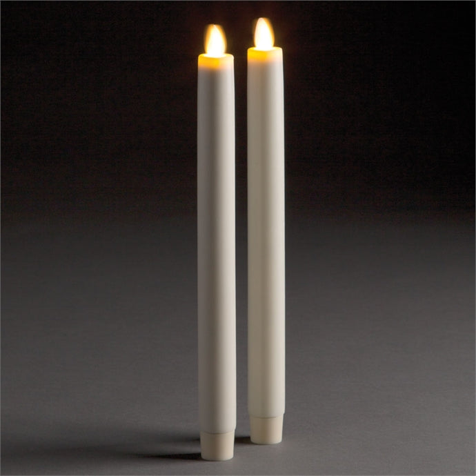 LIGHTLi Moving Flame Indoor Taper Candles 10.5"