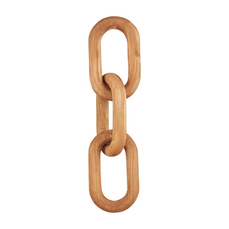 Mudpie Wooden Chain Link Decor