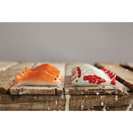 Stoneware Floating Fish Small - Set of Two