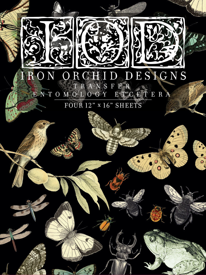 IOD Entomology Etcetera Transfer Pad by Iron Orchid Designs
