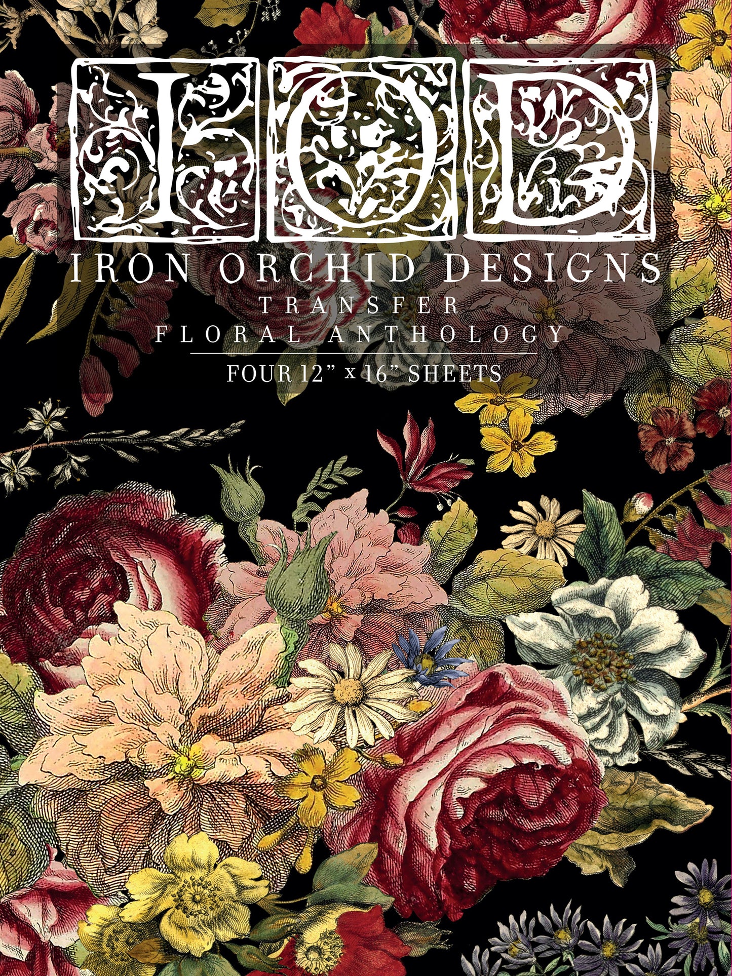 IOD Floral Anthology Transfer by Iron Orchid Designs