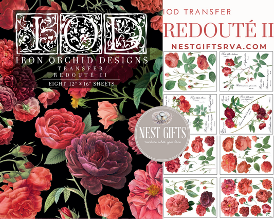 IOD Redoute Transfer II by Iron Orchid Designs