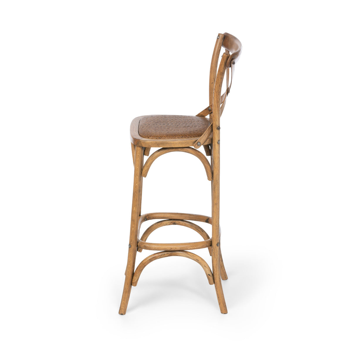 Oak stools with online back