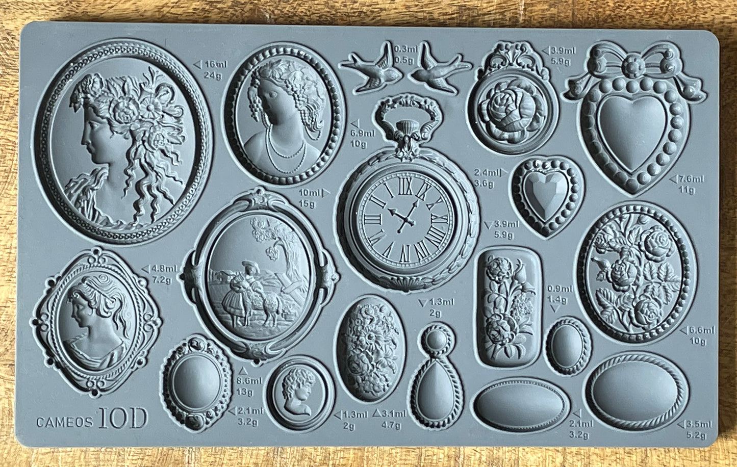 IOD Cameo Decor Moulds by Iron Orchid Designs