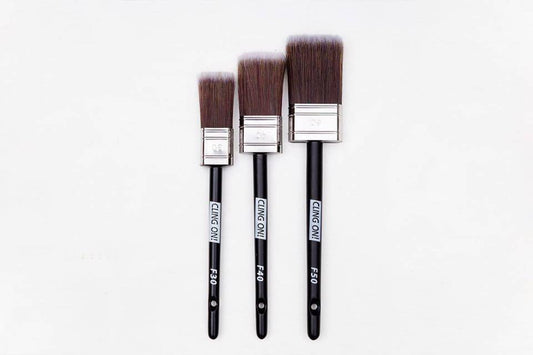 Flat Style Paintbrushes | ClingON!