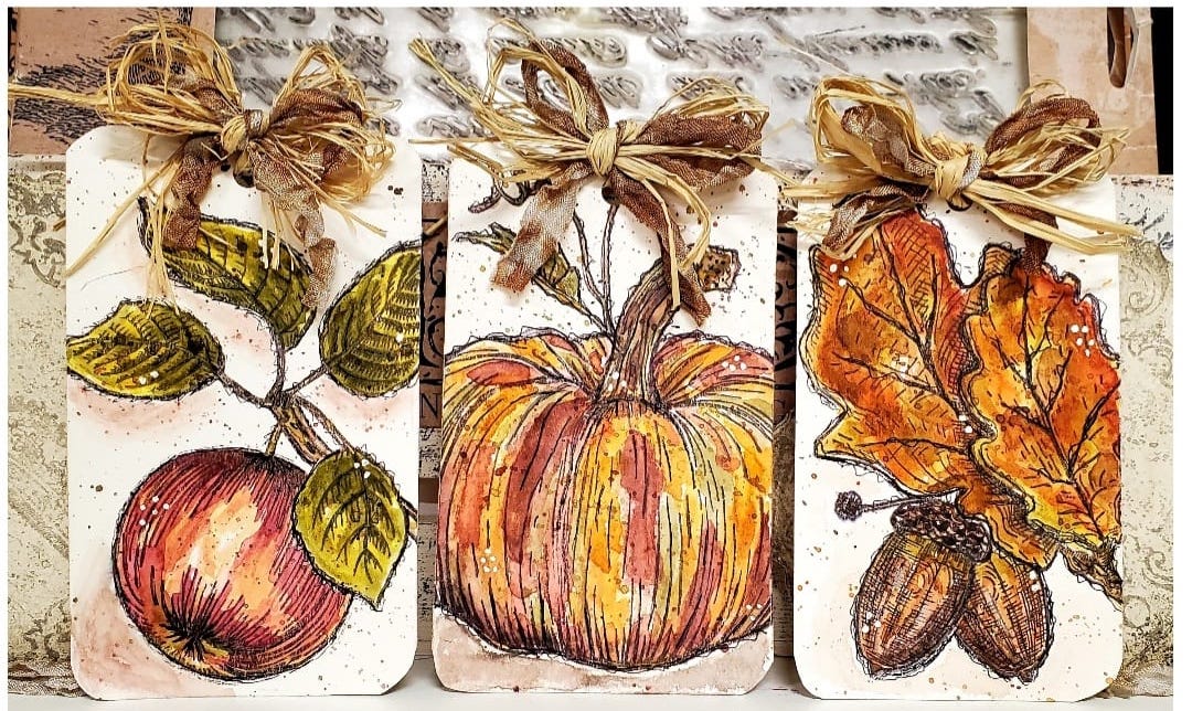 IOD Fruitful Harvest Stamp by Iron Orchid Designs