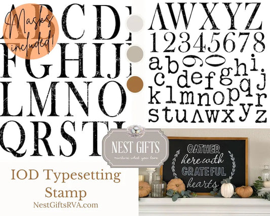 Typesetting Decor Stamp™ - IOD