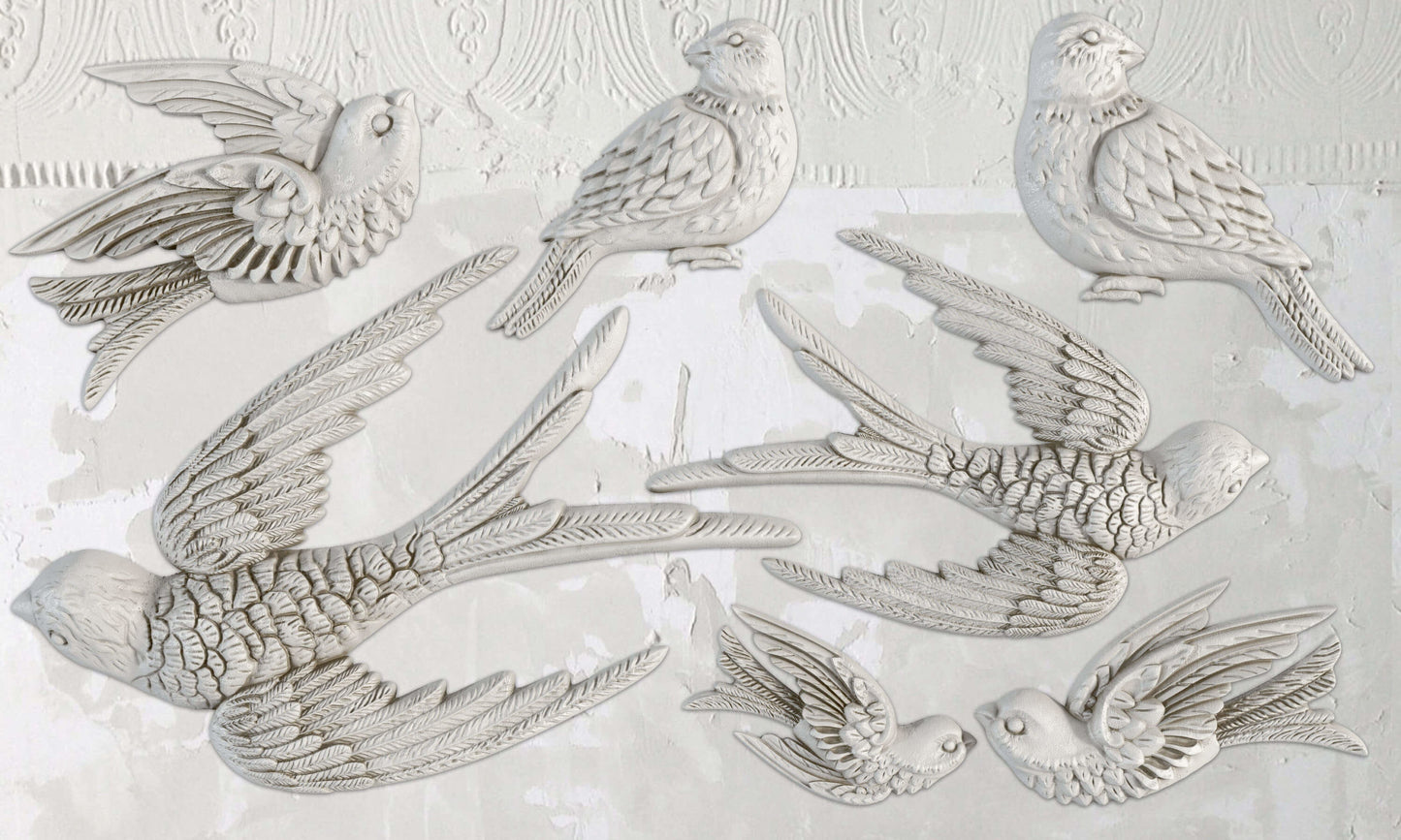 IOD Birdsong Decor Moulds by Iron Orchid Designs
