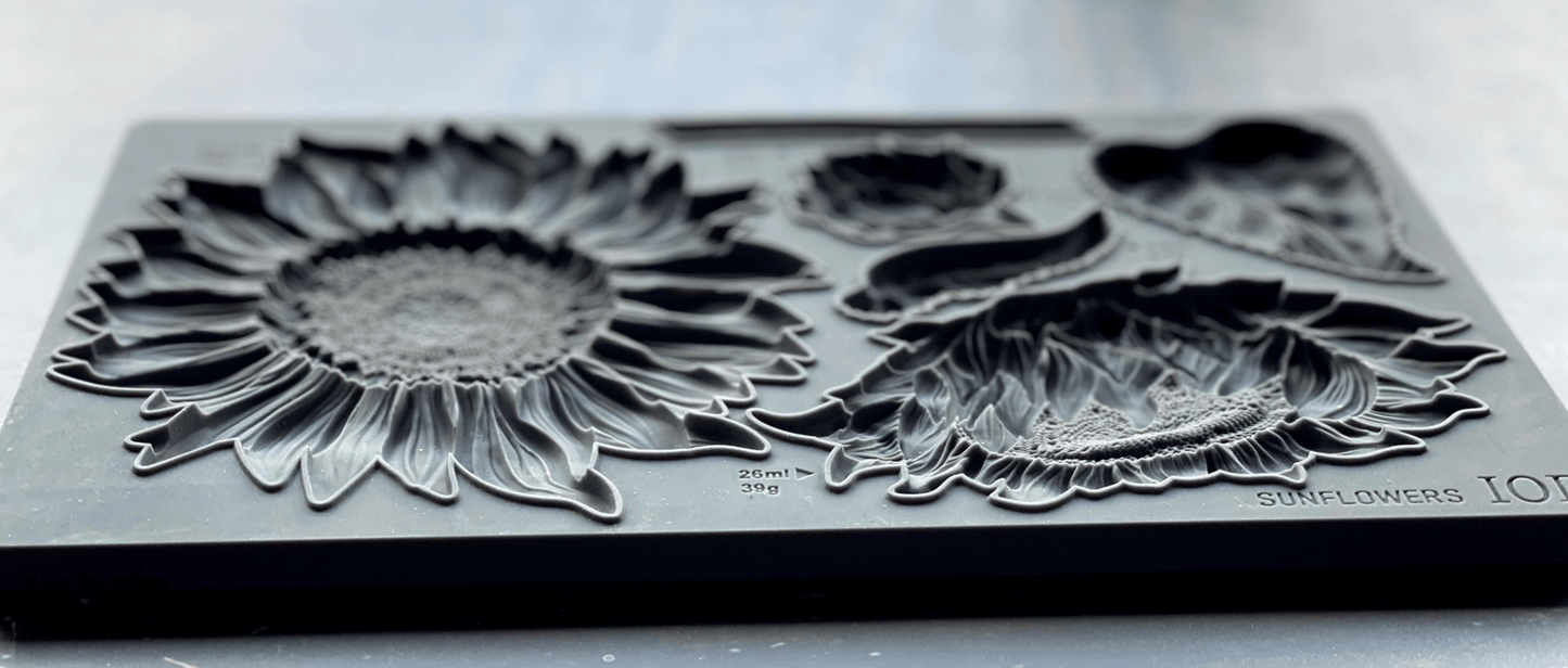 IOD Sunflowers Moulds by Iron Orchid Designs